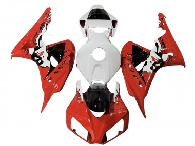 Cheap 2006-2007 Honda CBR1000RR Motorcycle Fairings - White Red Glossy Black Canada