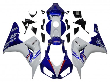 Cheap 2006-2007 Honda CBR1000RR Motorcycle Fairings - White Red Blue HRC Canada