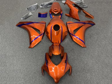 Cheap 2008-2011 Honda CBR1000RR Motorcycle Fairings - Orange Blue Stripe Canada