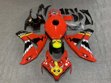 Cheap 2008-2011 Honda CBR1000RR Motorcycle Fairings - Red Yellow Glossy Black Shark Canada