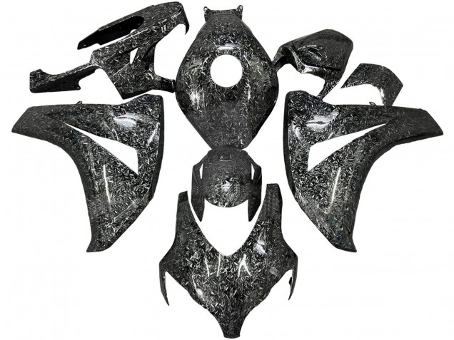 2008-2011 Honda CBR1000RR Motorcycle Fairings - Black Forged Carbon Fiber Canada
