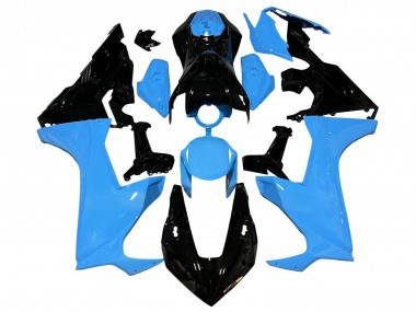 Cheap 2017-2024 Honda CBR1000RR Motorcycle Fairings - Blue Glossy Black Canada