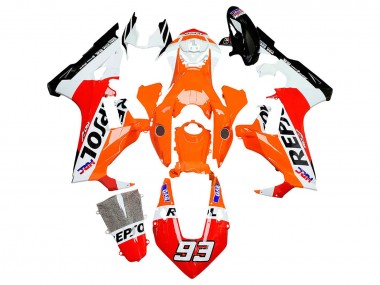 Cheap 2017-2024 Honda CBR1000RR Motorcycle Fairings - White Orange Red Glossy Black HRC Repsol 93 Canada