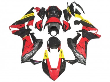 Cheap 2017-2024 Honda CBR1000RR Motorcycle Fairings - Red Yellow Black Carbon Fiber Canada