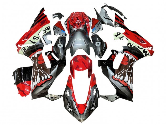 2017-2024 Honda CBR1000RR Motorcycle Fairings - Red Grey Black Monster Shark Canada
