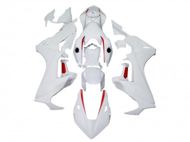 Cheap 2017-2024 Honda CBR1000RR Motorcycle Fairings - White with Red Line Canada