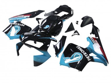 Cheap 2003-2004 Honda CBR600RR Motorcycle Fairings - Light Blue Red Glossy Black Dunlop Canada