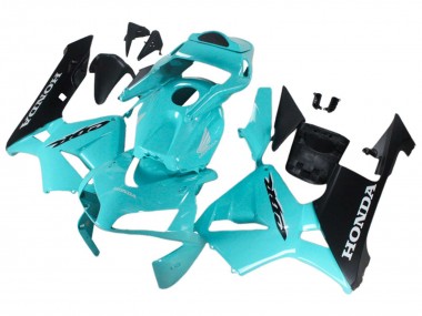 Cheap 2003-2004 Honda CBR600RR Motorcycle Fairings - Light Blue Black Canada