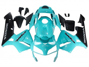 Cheap 2003-2004 Honda CBR600RR Motorcycle Fairings - Light Blue Black Canada