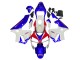 2003-2004 Honda CBR600RR Motorcycle Fairings - White Blue Red HRC Canada