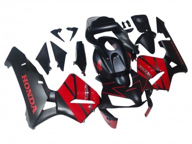 Cheap 2003-2004 Honda CBR600RR Motorcycle Fairings - Red Glossy Black Matte Black Canada