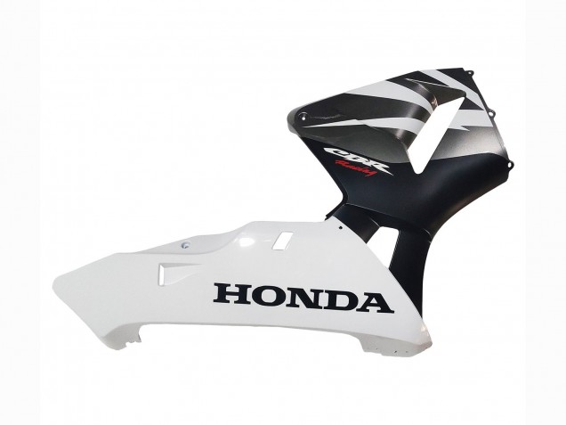 2003-2004 Honda CBR600RR Motorcycle Fairings - White Matte Black Racing Canada