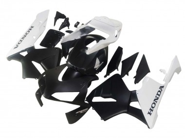 Cheap 2003-2004 Honda CBR600RR Motorcycle Fairings - White Matte Black Canada