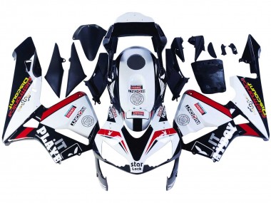 Cheap 2003-2004 Honda CBR600RR Motorcycle Fairings - White Red Glossy Black DENSO Rimont Canada