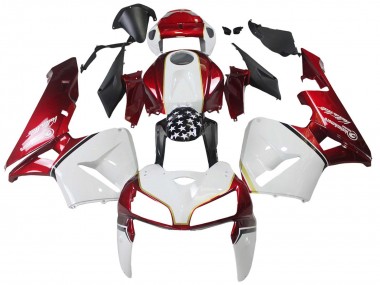 Cheap 2005-2006 Honda CBR600RR Motorcycle Fairing Kits - Red White Black Canada