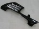 2005-2006 Honda CBR600RR Motorcycle Fairings - Glossy Black White West Canada