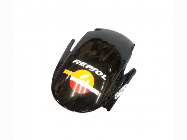 2007-2008 Honda CBR600RR Motorcycle Fairings - Yellow Orange Glossy Black Rossi Repsol Canada