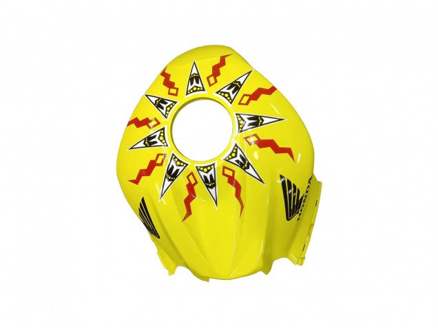 2007-2008 Honda CBR600RR Motorcycle Fairings - Yellow Orange Glossy Black Rossi Repsol Canada