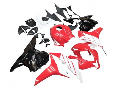 Cheap 2009-2012 Honda CBR600RR Motorcycle Fairing Kits - White Red Glossy Black Canada