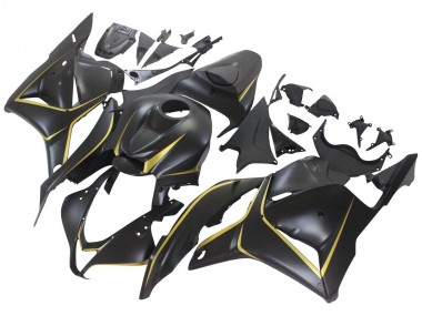 Cheap 2009-2012 Honda CBR600RR Motorcycle Fairings - Matte Black Gold Canada