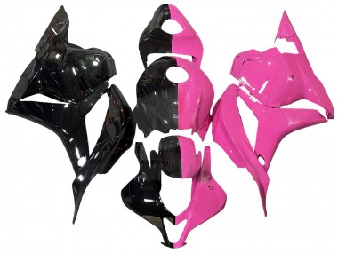 Cheap 2009-2012 Honda CBR600RR Motorcycle Fairings - Pink Glossy Black Split Canada