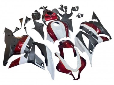 Cheap 2009-2012 Honda CBR600RR Motorcycle Fairings - White Red Matte Black Canada