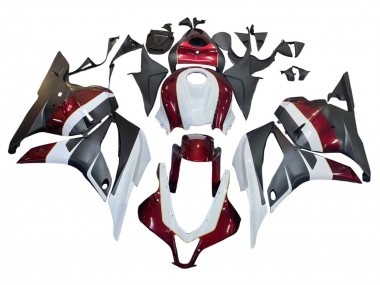Cheap 2009-2012 Honda CBR600RR Motorcycle Fairings - White Red Matte Black Canada