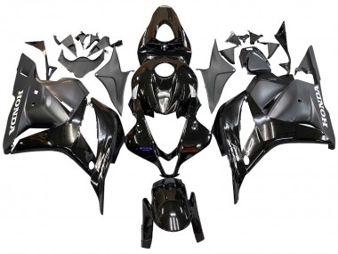 Cheap 2009-2012 Honda CBR600RR Motorcycle Fairings - Glossy Black Matte Black Canada