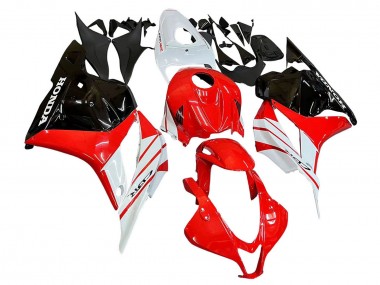 Cheap 2009-2012 Honda CBR600RR Motorcycle Fairing - White Red Glossy Black Canada