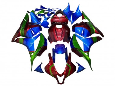 Cheap 2009-2012 Honda CBR600RR Motorcycle Fairings - Blue Red Green Canada