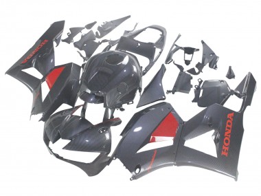 Cheap 2013-2023 Honda CBR600RR Motorcycle Fairings - Black Carbon Fiber Red Canada