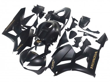 Cheap 2013-2023 Honda CBR600RR Motorcycle Fairings - Matte Black Gold Decals Canada