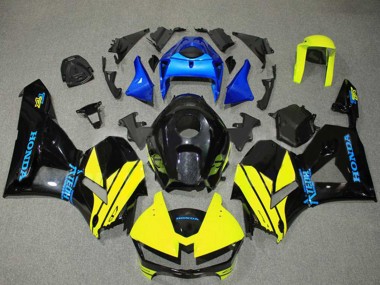 Cheap 2013-2023 Honda CBR600RR Motorcycle Fairings - Blue Yellow Glossy Black Canada