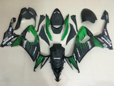 Cheap 2008-2010 Kawasaki ZX10R Motorcycle Fairings - Matte Black Green Canada
