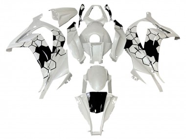 Cheap 2008-2010 Kawasaki ZX10R Motorcycle Fairings - White Black Canada