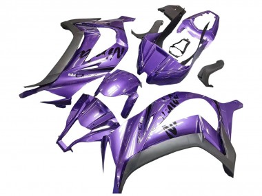 Cheap 2011-2015 Kawasaki ZX10R Motorcycle Fairing - Purple Matte Black Canada