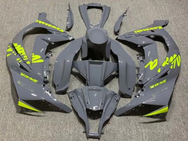 Cheap 2011-2015 Kawasaki ZX10R Motorcycle Fairing - Nardo Grey Yellow Canada