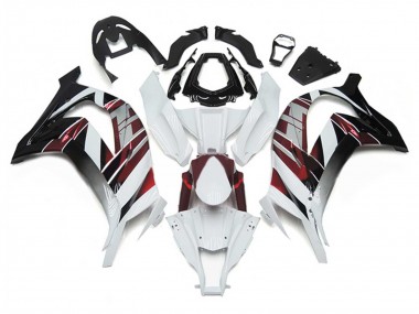 Cheap 2011-2015 Kawasaki ZX10R Motorcycle Fairings - White Red Silver Black Canada