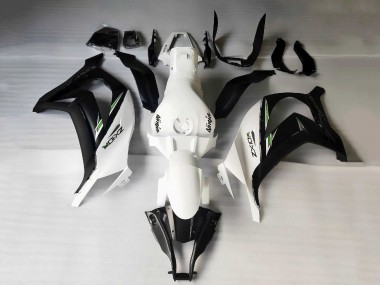 Cheap 2011-2015 Kawasaki ZX10R Motorcycle Fairings - White Matte Black Green Decals Canada