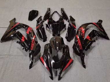 Cheap 2016-2020 Kawasaki ZX10R Motorcycle Fairings - Glossy Black Red Canada