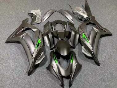 Cheap 2016-2020 Kawasaki ZX10R Motorcycle Fairings - Matte Black Green Honeycomb Canada
