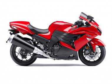 Cheap 2012-2024 Kawasaki ZX14R ZZR1400 Motorcycle Fairing - Red Matte Black Canada