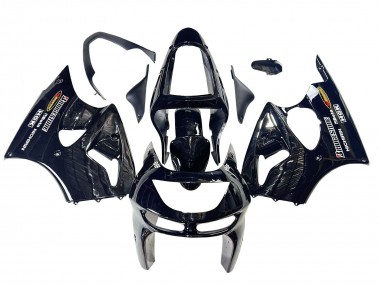 Cheap 1998-1999 Kawasaki ZX6R Motorcycle Fairings - Glossy Black Yellow Elf Bridgestone Canada