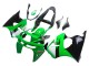 1998-1999 Kawasaki ZX6R Motorcycle Fairings - Green White Glossy Black Canada