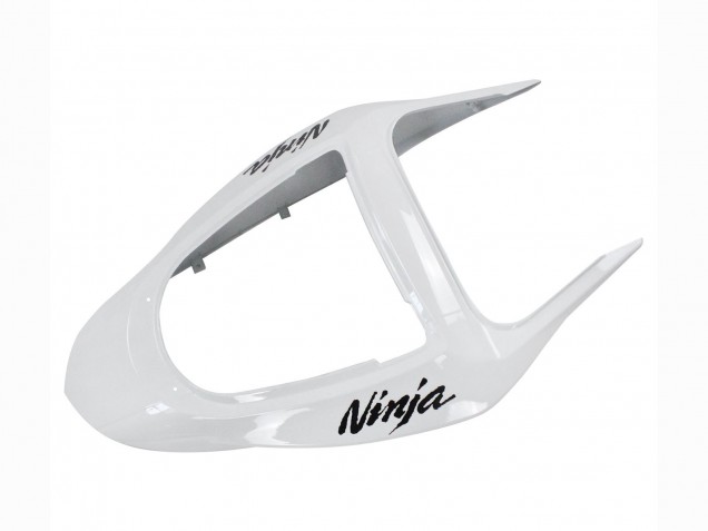 2003-2004 Kawasaki ZX6R Motorcycle Fairings - White Black Decals Canada