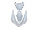 2005-2006 Kawasaki ZX6R Motorcycle Fairings - White Canada