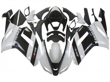 Cheap 2007-2008 Kawasaki ZX6R Motorcycle Fairing - White Black Canada