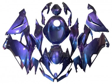 Cheap 2019-2022 Kawasaki ZX6R Motorcycle Fairings - Purple Blue Canada
