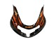 2000-2002 Suzuki GSXR1000 Motorcycle Fairings - Glossy Black Orange Flame Canada