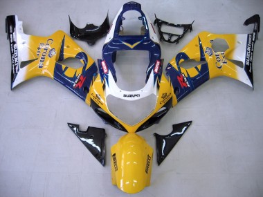 Cheap 2000-2002 Suzuki GSXR1000 Motorcycle Fairings - Yellow Dark Blue White Motul Corona Canada